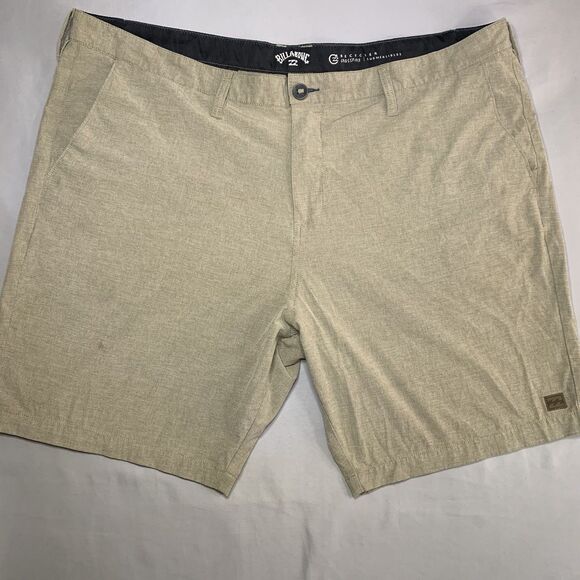 Billabong Crossfire Submersibles Shorts Mens 44 Beige Hybrid Boardwalk Surf - Picture 1 of 11